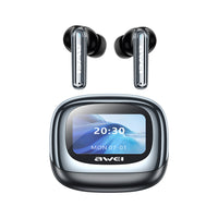 AWEI TP92 ANC+ENC Earbuds (ANC+ENC, Touch Color Screen, 30H Battery, Bluetooth 6.0) thumbnail