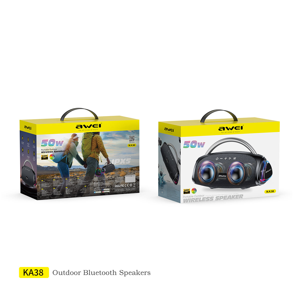 Awei KA38 Speaker (Portable Sound,Hi-Fi Stereo,TWS)
