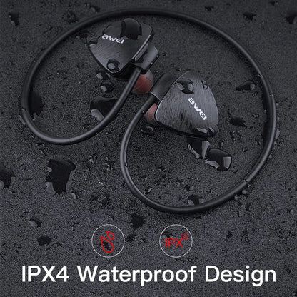 Awei A847BL Waterproof Bluetooth Sport Neckband Earbuds