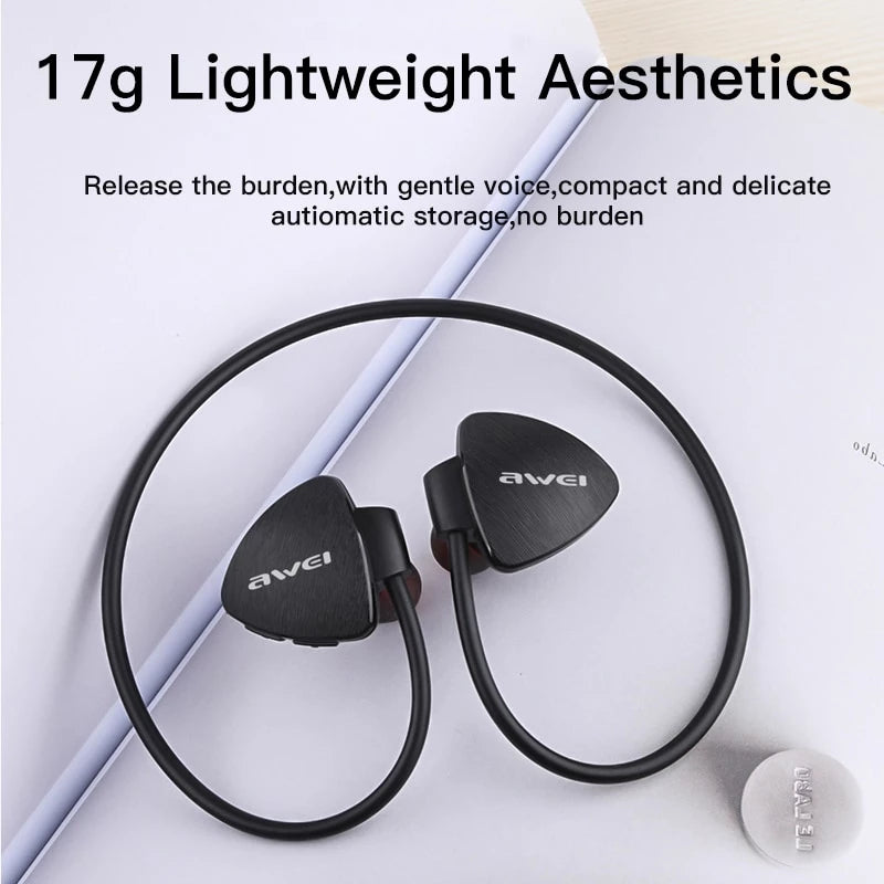 Awei A847BL Waterproof Bluetooth Sport Neckband Earbuds