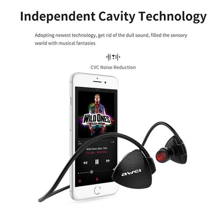 Awei A847BL Waterproof Bluetooth Sport Neckband Earbuds