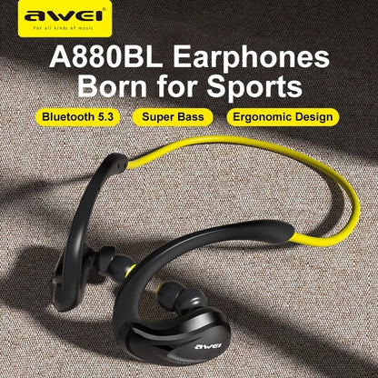 A880BL Wireless Sports Neckband Earphones