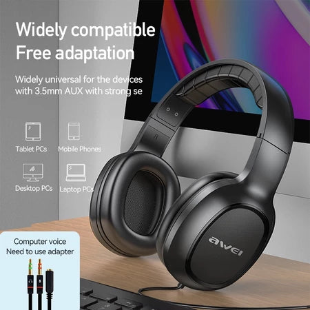 Awei GM-6 3.5mm Wired Headphones