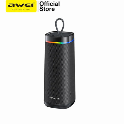 AWEI KA66 Bluetooth Speaker – Super Bass, RGB & TWS