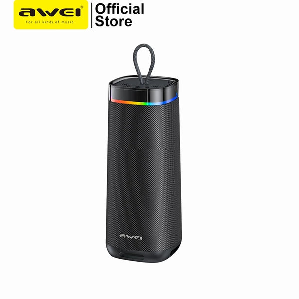 AWEI KA66 Bluetooth Speaker – Super Bass, RGB & TWS