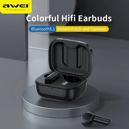 Awei T36 Wireless Bluetooth 5.3 Earbuds with Microphone