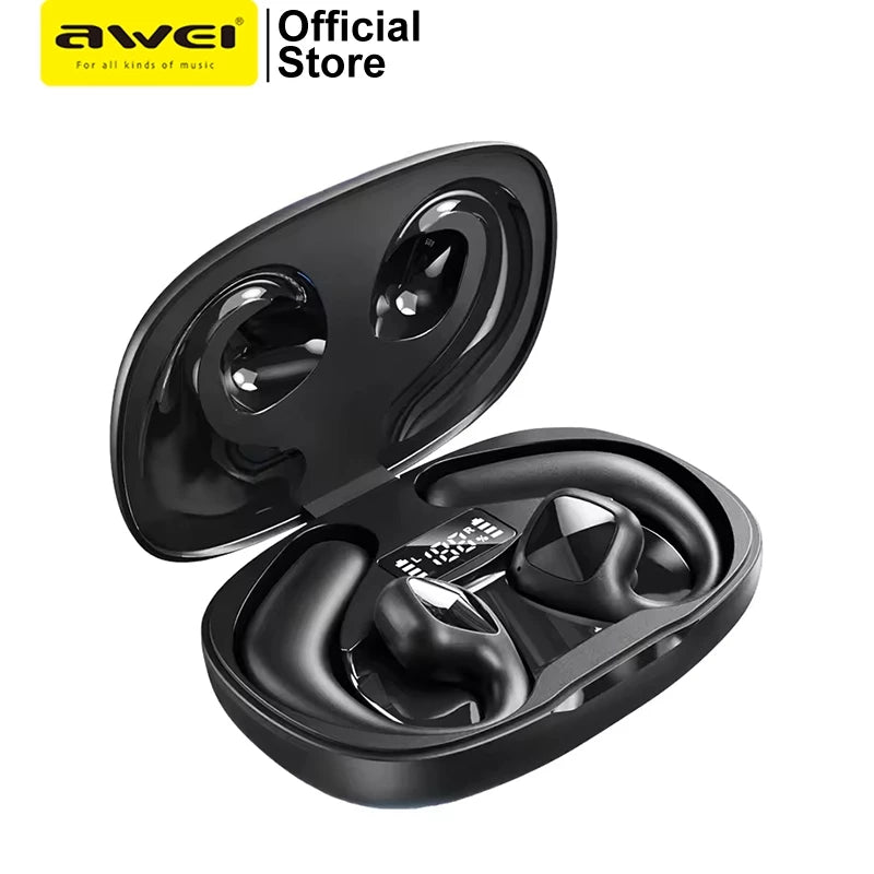 Awei T67 Air Conduction Bluetooth 5.3 Earbuds with Mic
