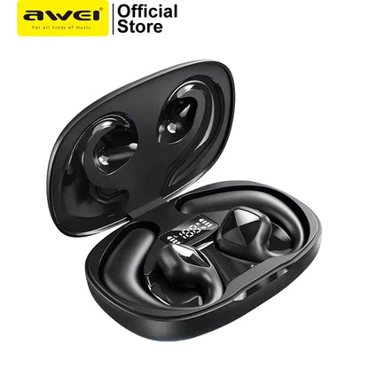 Awei T67 Air Conduction Bluetooth 5.3 Earbuds with Mic