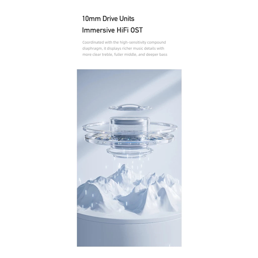 Awei T67 Air Conduction Bluetooth 5.3 Earbuds with Mic