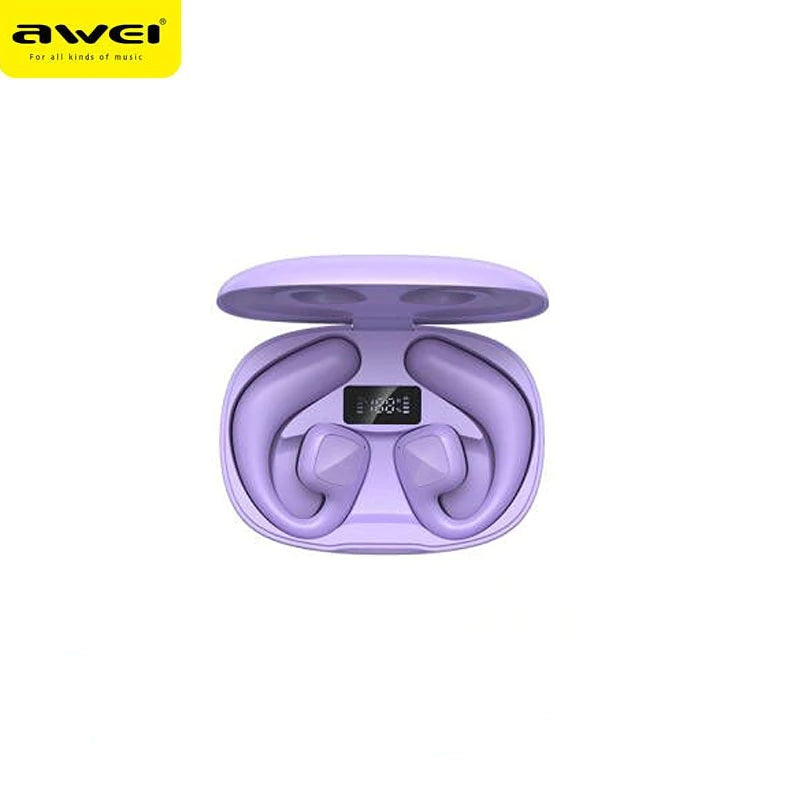 Awei T67 Air Conduction Bluetooth 5.3 Earbuds with Mic