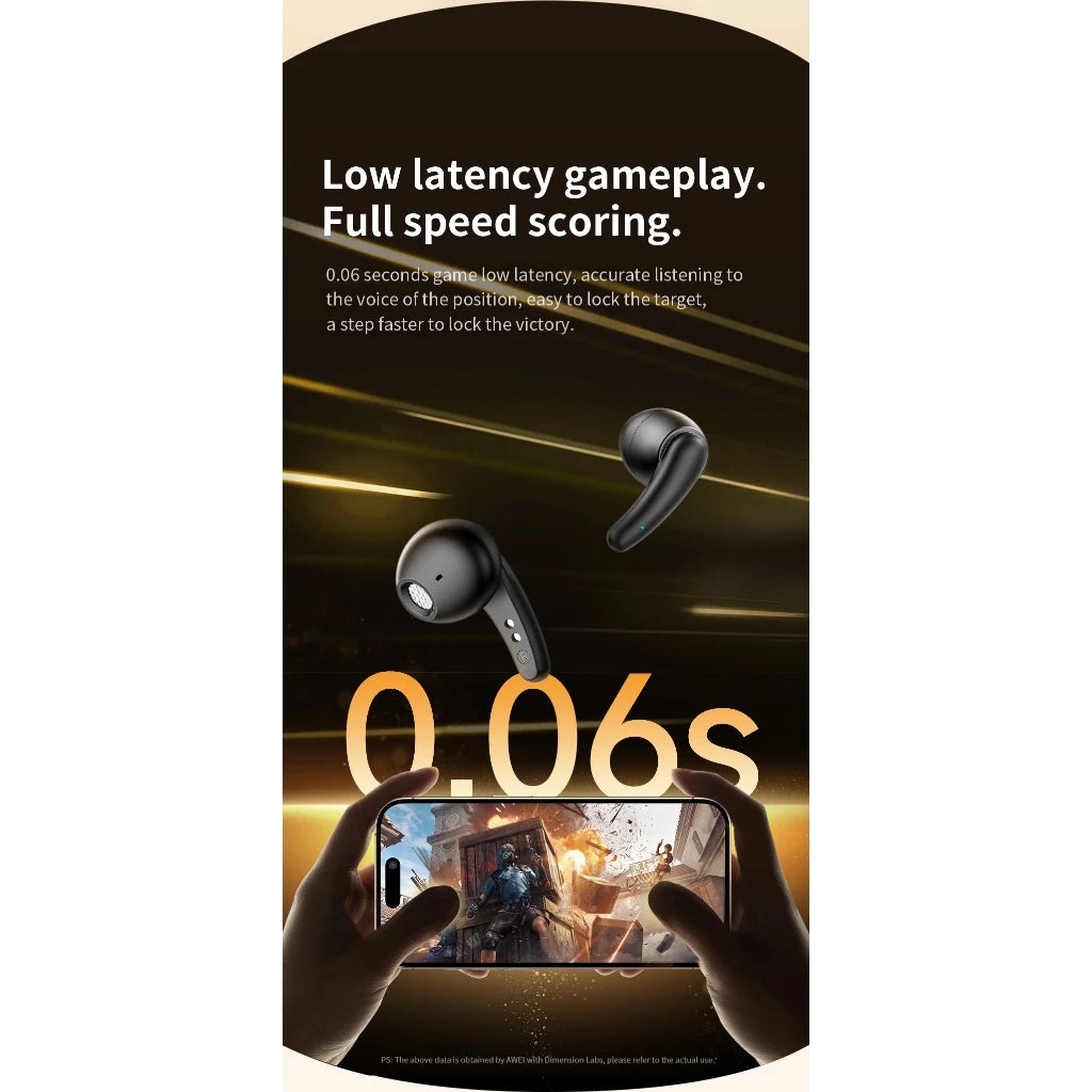 Awei T75 True Wireless Bluetooth Earbuds with Mic