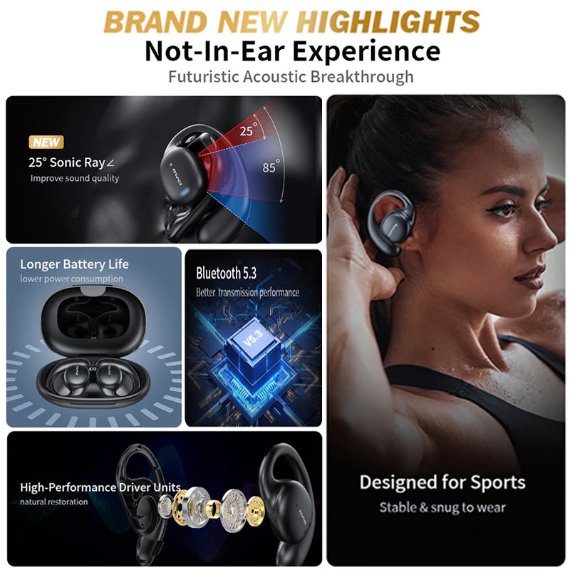 Awei T80 Open Bluetooth Ear Hook Earbuds