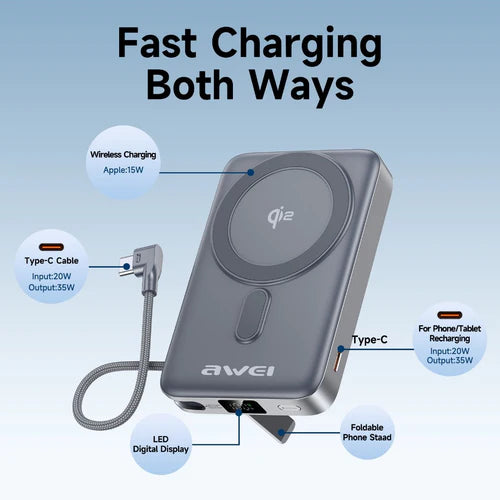Awei MagX Magnetic PowerBank